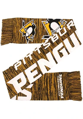 Forever Collectibles Pittsburgh Penguins Big Logo Colorblend Mens Scarf