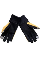 Forever Collectibles Pittsburgh Steelers Big Logo Cropped Texting Mens Gloves