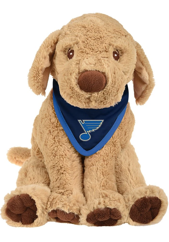 St Louis Blues Forever Collectibles Bandana Puppy Plush - Tan