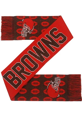Forever Collectibles Cleveland Browns Reverisble Themetic Mens Scarf