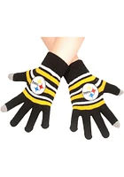 Forever Collectibles Pittsburgh Steelers Stripe Knit Mens Gloves