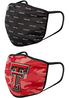 Forever Collectibles Texas Tech Red Raiders Clutch 2pk Fan Mask
