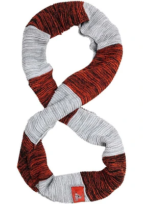 Forever Collectibles Cleveland Browns Ribbed Knit Infinity Womens Scarf