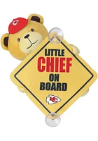 Kansas City Chiefs Forever Collectibles  Baby on Board Window Cling Plush - Red