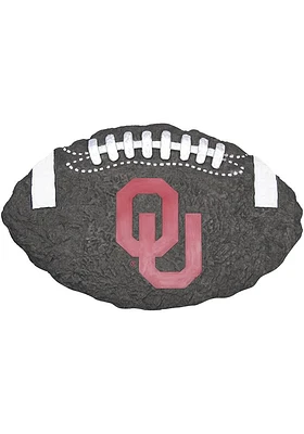 Oklahoma Sooners Ball Garden Rock - Red