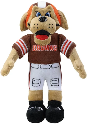 Cleveland Browns Forever Collectibles  8 Inch Mascot Plush - Brown