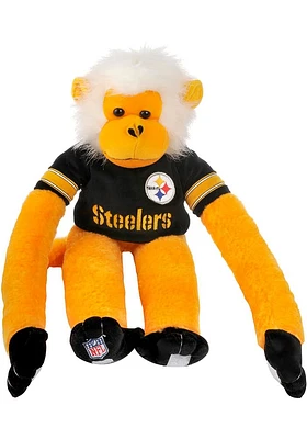Pittsburgh Steelers Forever Collectibles  Jersey Monkey Plush - Black