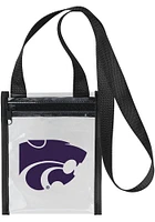 Forever Collectibles K-State Wildcats Purple Crossbody Clear Bag