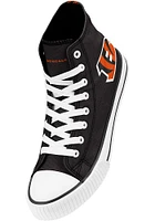 Cincinnati Bengals Orange Hi Top Mens Shoes