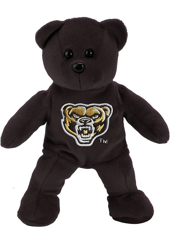 Oakland University Golden Grizzlies Forever Collectibles Solid Bear Plush - Black