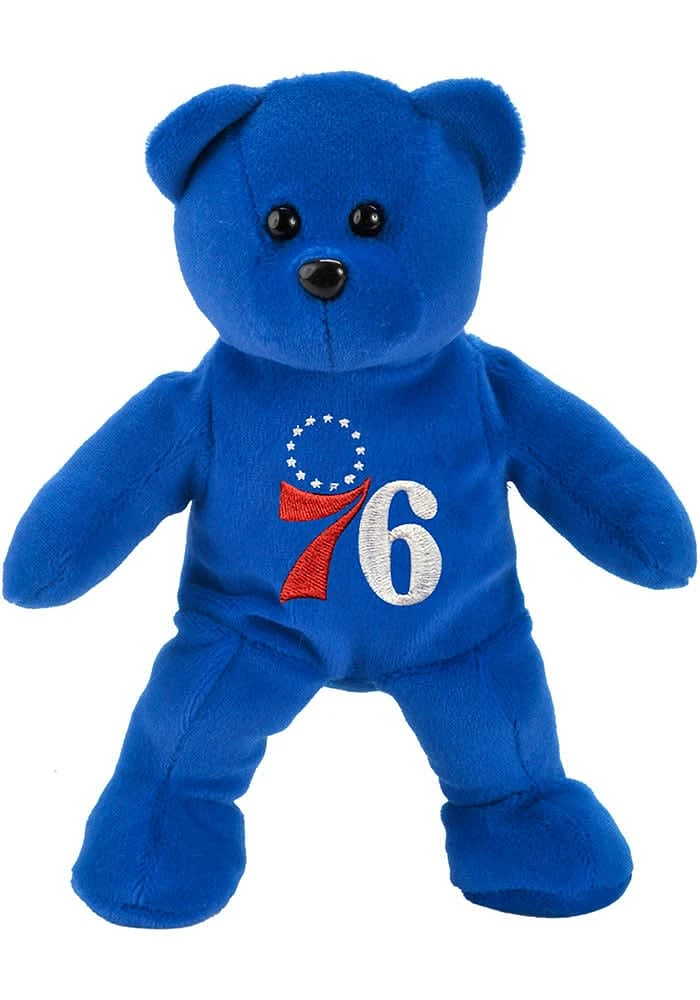 Philadelphia 76ers Forever Collectibles Solid Bear Plush - Blue