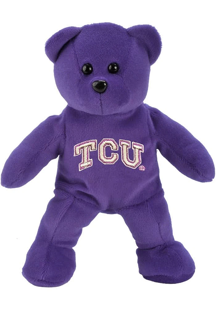 TCU Horned Frogs Forever Collectibles Solid Bear Plush - Purple