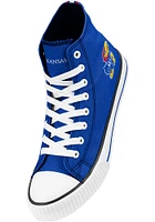 Kansas Jayhawks Blue Hi Top Mens Shoes