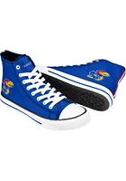 Kansas Jayhawks Blue Hi Top Mens Shoes