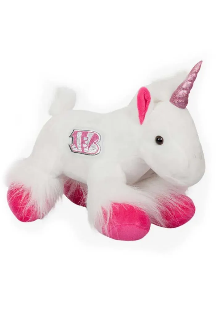 Forever Collectibles Cincinnati Bengals  9.5 Inch Unicorn Plush