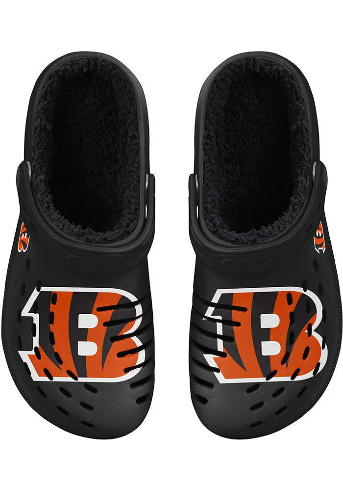 Cincinnati Bengals Sherpa Lined Mens Slippers