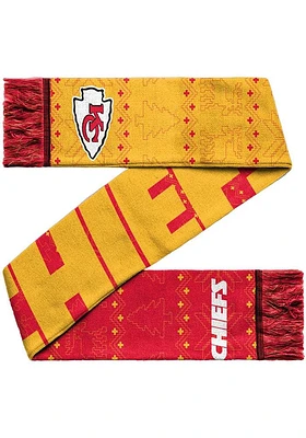 Forever Collectibles Kansas City Chiefs Ugly Reversible Mens Scarf