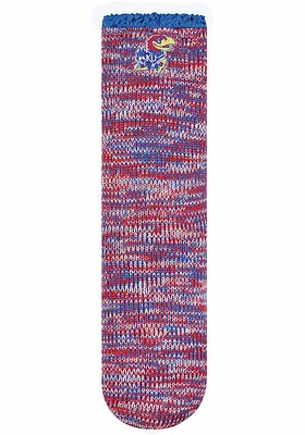 Kansas Jayhawks Colorblend Footy Womens Slippers