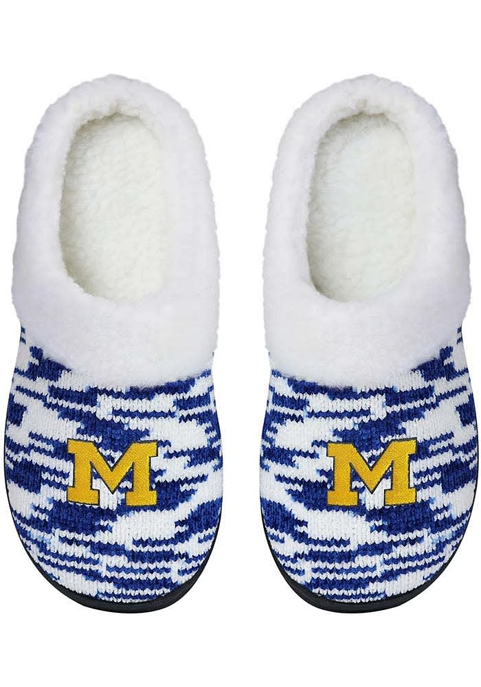 Michigan Wolverines Colorblend Womens Slippers