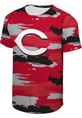 Forever Collectibles Cincinnati Reds Red Camo Short Sleeve Fashion T Shirt