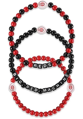 Cincinnati Reds Reds 3 Pack Team Mens Bracelet