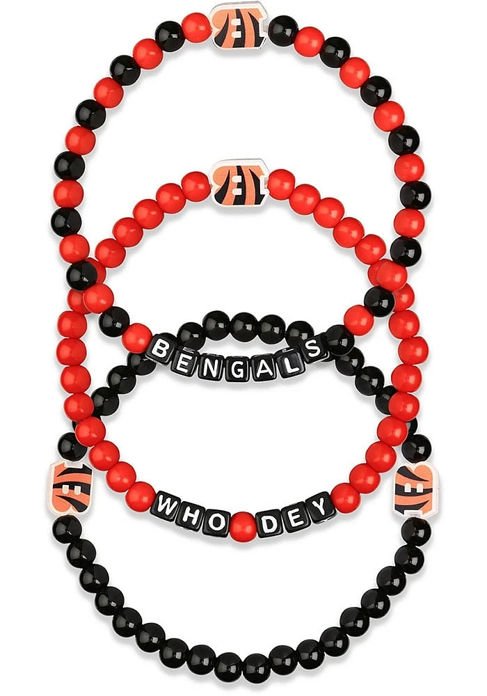 Cincinnati Bengals Bengals 3 Pack Team Mens Bracelet