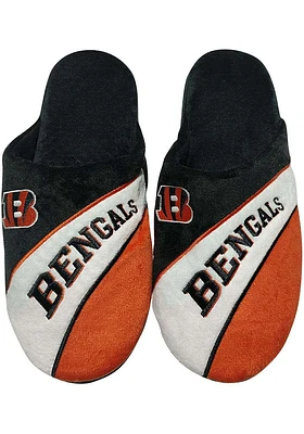 Cincinnati Bengals Action Curve Wordmark Mens Slippers