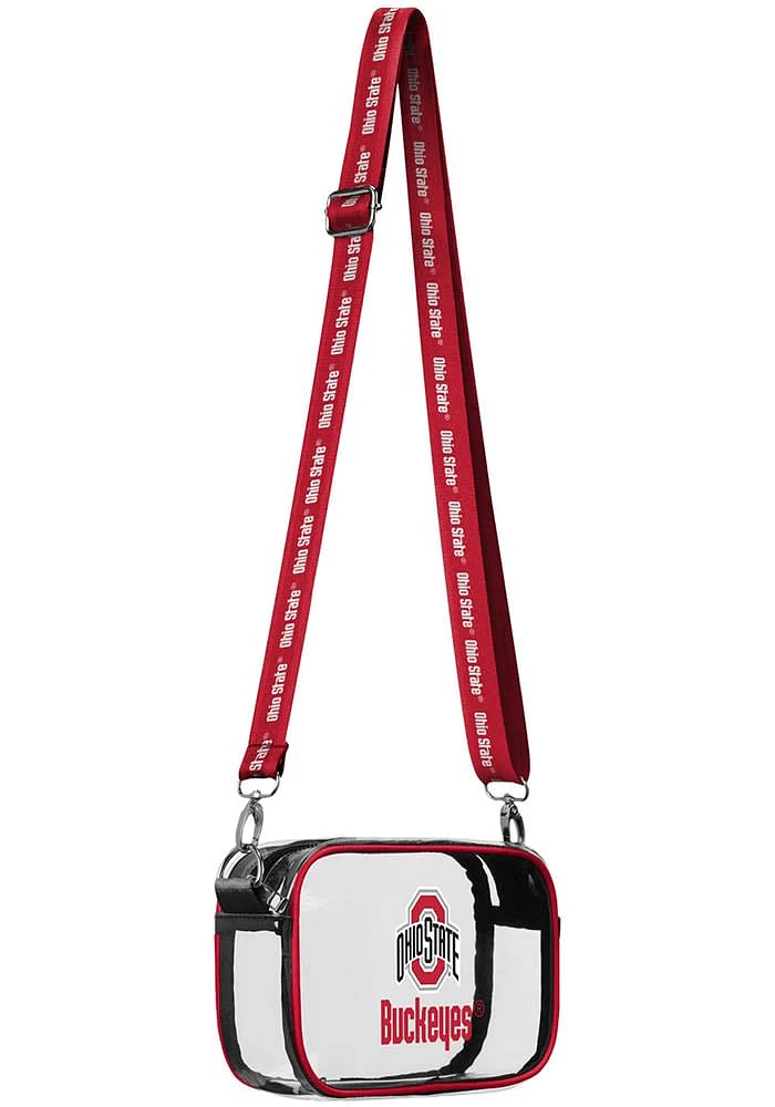 Forever Collectibles Ohio State Buckeyes Red Clear Camera Clear Bag