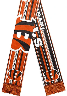 Forever Collectibles Cincinnati Bengals Hyperstripe Big Logo Mens Scarf