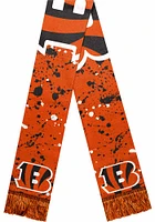 Forever Collectibles Cincinnati Bengals Paint Splatter Big Logo Mens Scarf