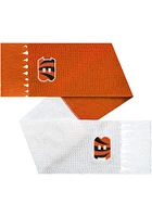 Forever Collectibles Cincinnati Bengals Split Color Heavy Knit Womens Scarf