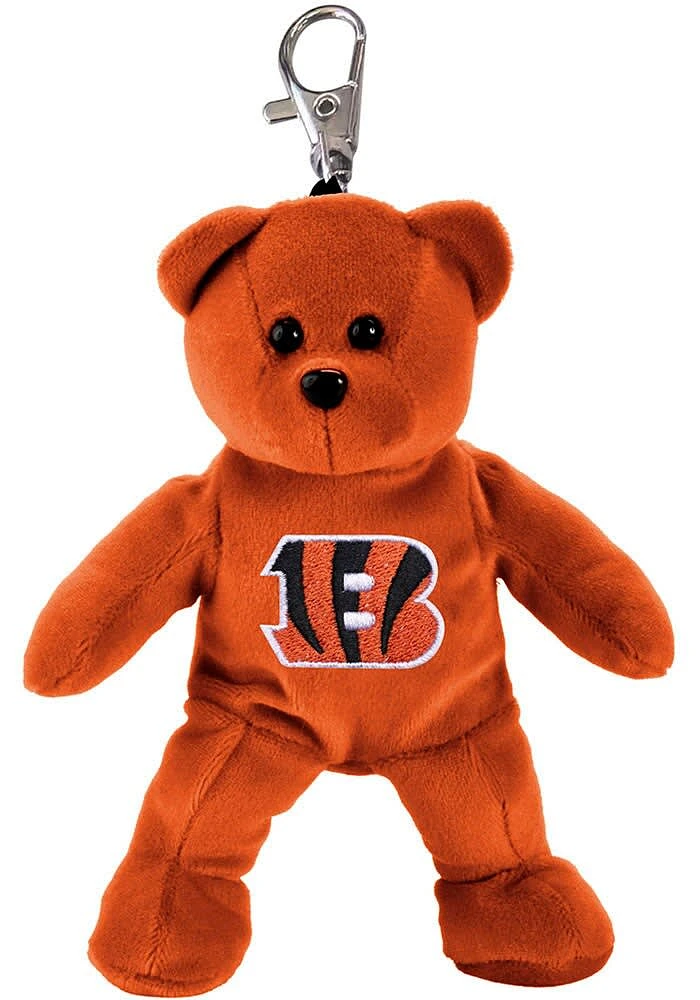 Cincinnati Bengals 4 Inch Bear Keychain