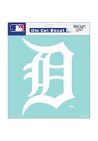 Detroit Tigers 8x8 White Auto Decal - White