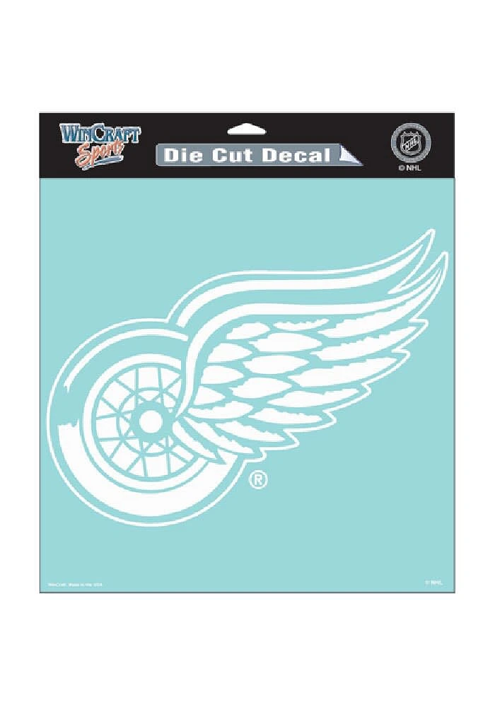 Detroit Red Wings 8x8 Auto Decal