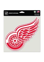 Detroit Red Wings 8x8 Auto Decal - Red