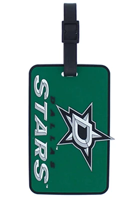 Dallas Stars Green Rubber Luggage Tag