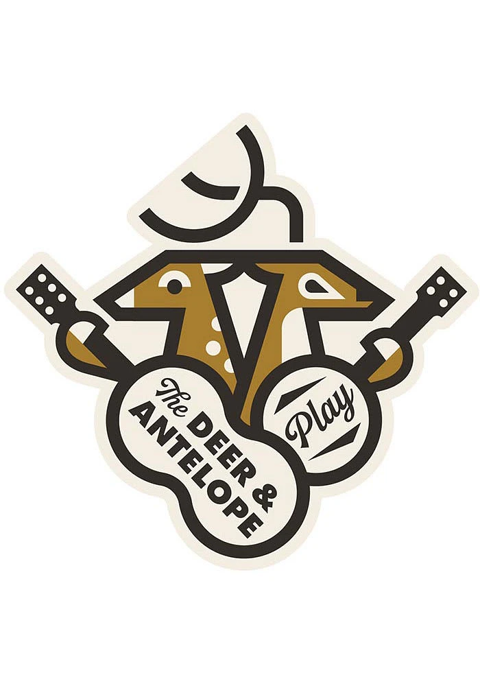 Kansas 3 inch - 4 inch in size Style Stickers - Brown
