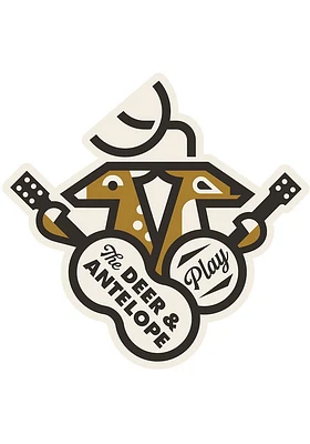 Kansas 3 inch - 4 inch in size Style Stickers - Brown