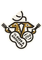 Kansas 3 inch - 4 inch in size Style Stickers - Brown