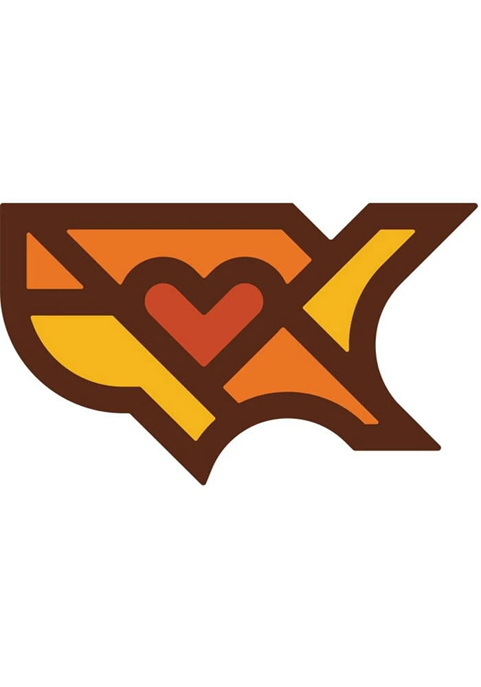 Kansas 3 inch - 4 inch in size Stickers - Brown