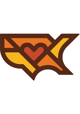 Kansas 3 inch - 4 inch in size Stickers - Brown