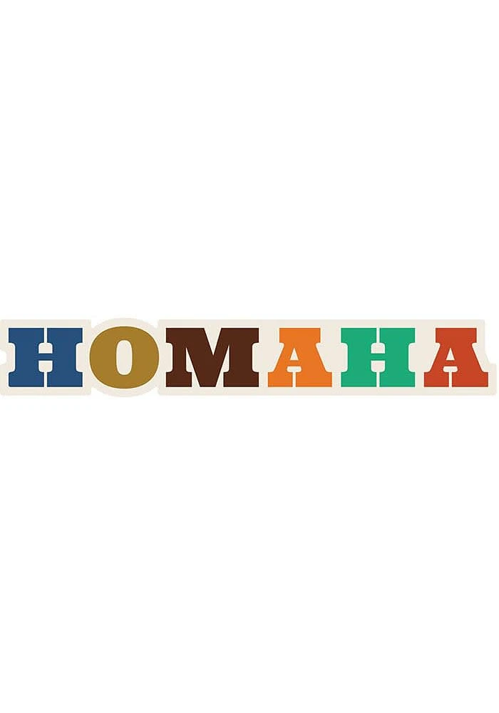Omaha 3 inch - 4 inch in size Stickers