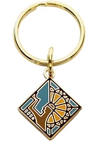 Wichita 1 inch diameter Keychain - Blue