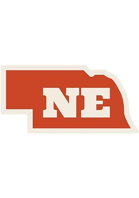 Nebraska 3 inch - 4 inch in size Stickers