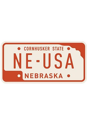 Nebraska 3 inch - 4 inch in Logo Stickers