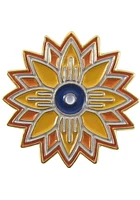 Kansas Souvenir 1 inch in size Pin - Yellow