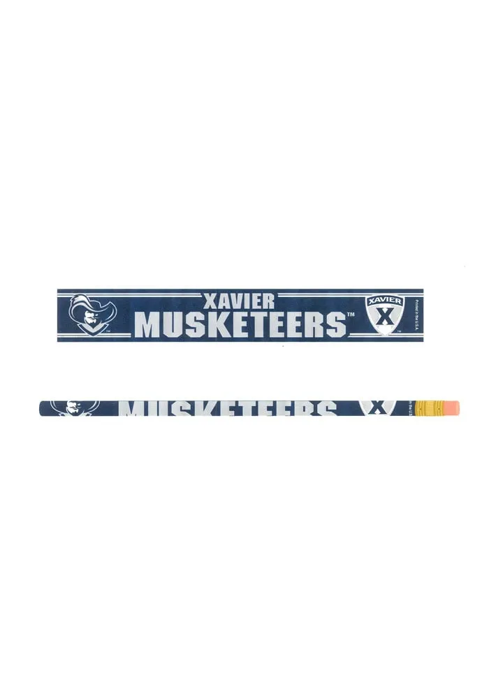 Xavier Musketeers 6 Pack Pencil