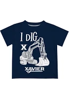 Vive La Fete Xavier Musketeers Toddler Blue Excavator Short Sleeve T-Shirt