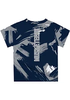 Vive La Fete Xavier Musketeers Youth Black Paint Brush Short Sleeve T-Shirt