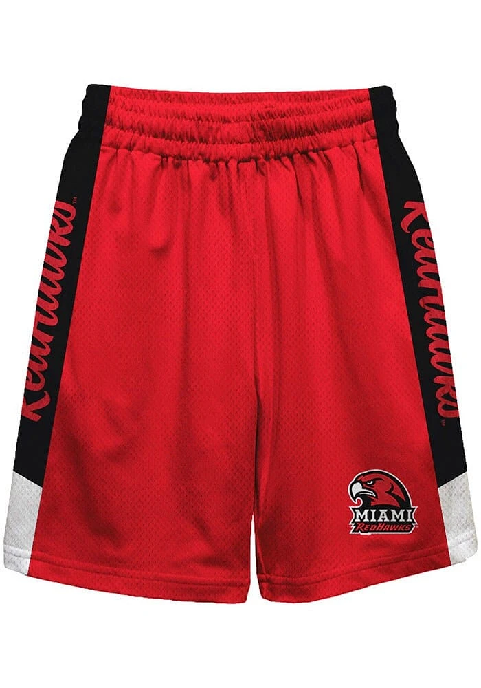 Vive La Fete Miami RedHawks Toddler Red Mesh Athletic Bottoms Shorts